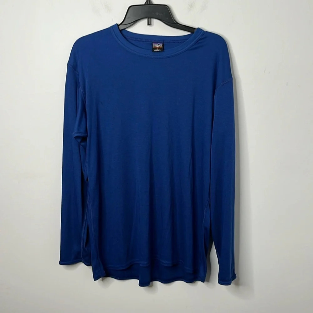 Patagonia Capilene Men’s Blue Base layer Long Sleeve Tee